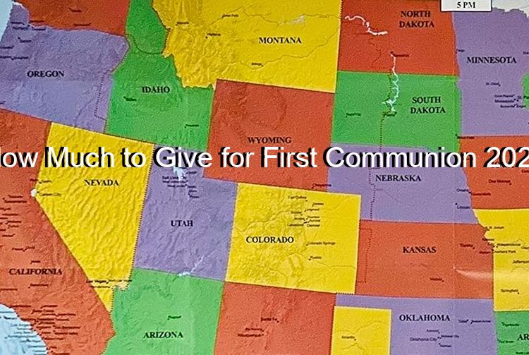 How Much to Give for First Communion 2024